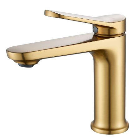 Смеситель для раковины Shevanik S4301G, золотой сатин, артикул S4301G