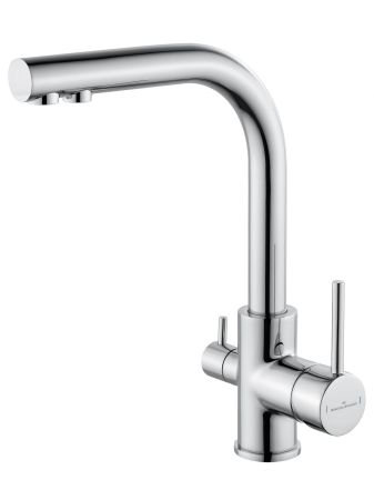 Смеситель для кухни c подключением фильтра WONZON & WOGHAND, Хром (WW-88458005-CR), артикул WW-88458005-CR