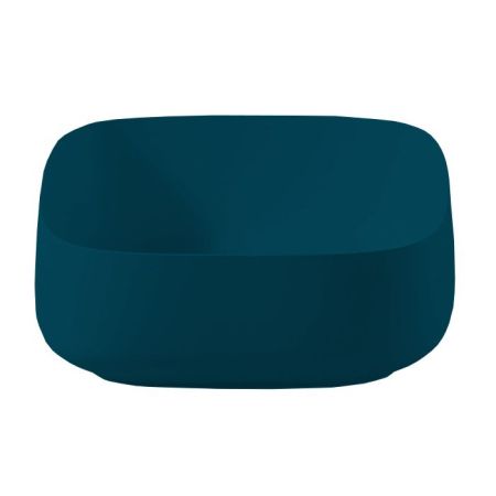 Artceram COGNAC Раковина настольная Quadro 46x41 см, цвет petrolio, артикул COL007 42 00