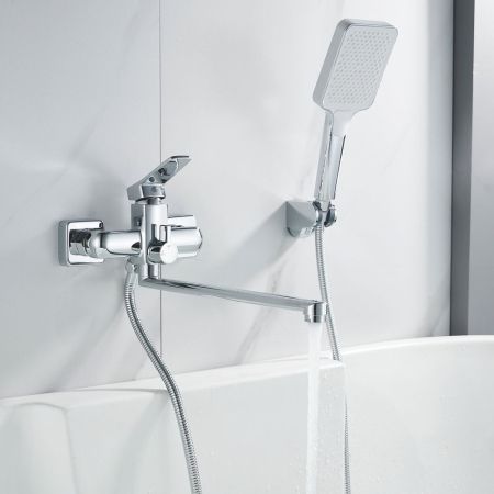 Смеситель для ванны Shevanik S9922, хром, артикул S9922