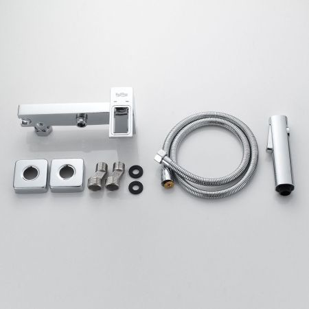 Гигиенический душ со смесителем Raffine F0596-1, хром