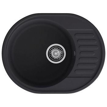 Кухонная мойка GranFest QUARZ 58, черный