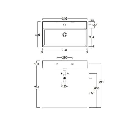 SIMAS AGILE Раковина подвесная 80х46 см, с переливом, без отв под смеситель,цвет белый, артикул AG81 bi*0