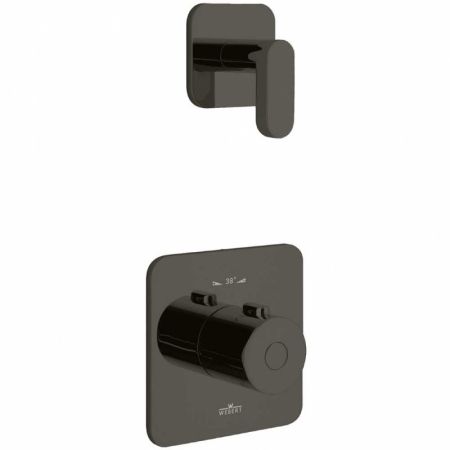 Смеситель для душа Webert Living LV971302560 с термостатом Черный матовый, артикул LV971302560