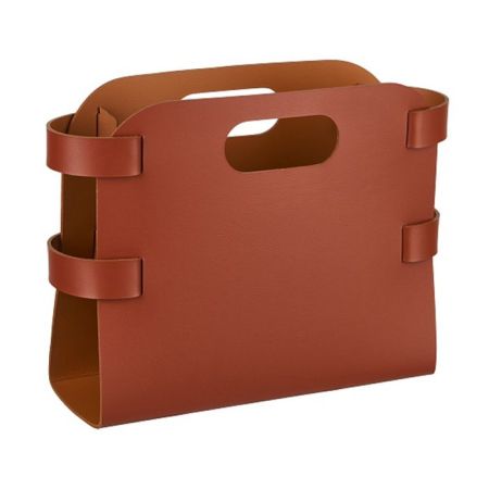 ADJ Журнальница, 16x36xH25 см., цвет: бордо/коньяк, артикул 9868.30/09