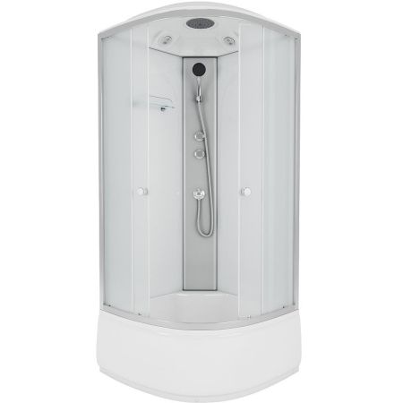 Душевая кабина Niagara NG-7307-14 80х80 стекло матовое задняя стенка Белая