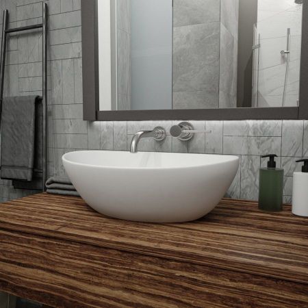 Раковина чаша Maretti EN13NS87-740, белая, артикул EN13NS87-740