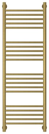 Полотенцесушитель водяной "Богема+" прямая 1200х400 (Состаренная ЛАТУНЬ), артикул 051-0220-1240