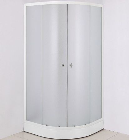 Душевой уголок Niagara NG-007 90x90 с поддоном профиль Хром стекло матовое, артикул 0070822N