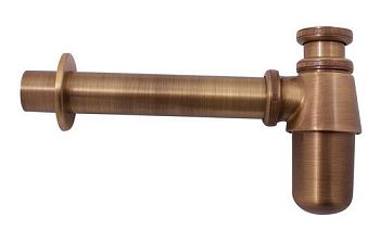 Сифон для умывальника диаметр 32мм с накидной гайкой 5/4" латунь