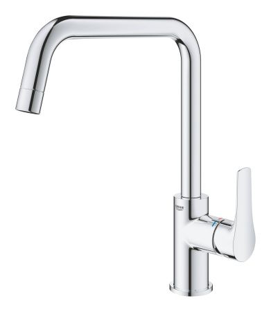 Смеситель для кухни GROHE Eurosmart 2021, U-образный высокий излив, хром (30567000) Смеситель для кухни GROHE Eurosmart 2021, U-образный высокий излив, хром (30567000)