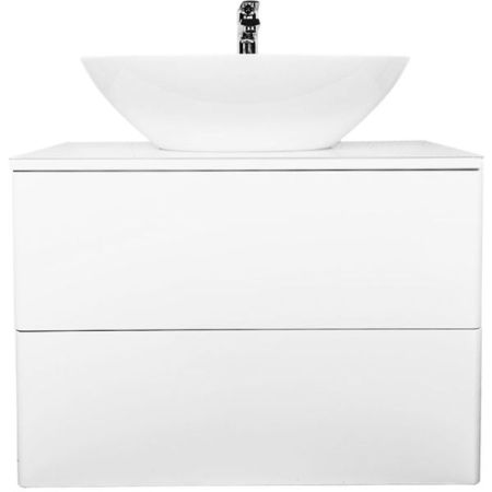 Тумба с раковиной Orange Otto 75 подвесная Белая