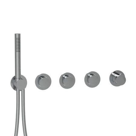 Смеситель для душа, Almar, Water Control Modular, на 3 потребителя, тип открывания воды-однорычажный, тип регулирования воды-керамический картридж, монтаж-настенный встраиваемый, отверстия для монтажа-5, внутренняя часть-необходимо заказать, цвет-оружейны Смеситель для душа, Almar, Water Control Modular, на 3 потребителя, тип открывания воды-однорычажный, тип регулирования воды-керамический картридж, монтаж-настенный встраиваемый, отверстия для монтажа-5, внутренняя часть-необходимо заказать, цвет-оружейны