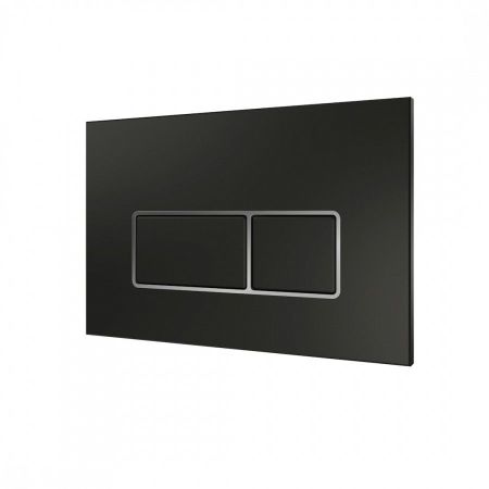 Клавиша смыва Maretti Umbria AC12UM-564, черный/хром, артикул AC12UM-564