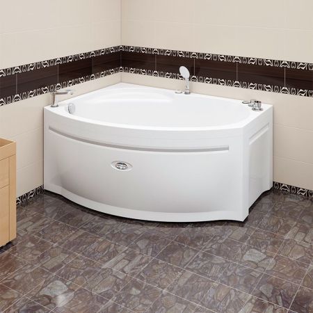 Акриловая ванна Radomir Wachter Монти 150x105 форсунки Хром L с гидромассажем, артикул 3-01-2-1-0-311