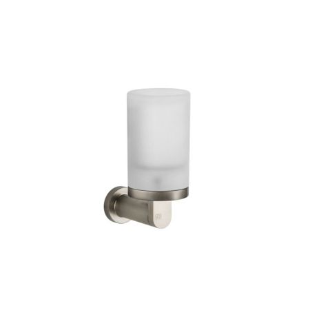 Gessi Emporio accessories Стакан настенный, сатинированное стекло, цвет: Finox Brushed Nickel, артикул 38809#149