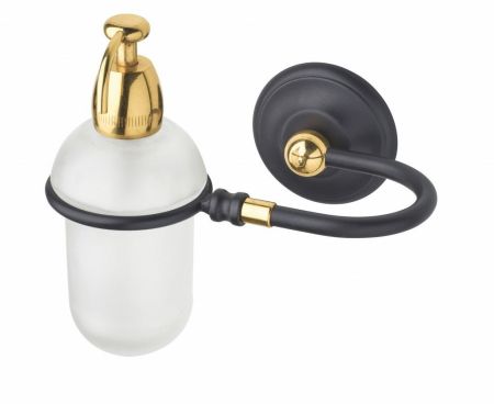 Дозатор для жидкого мыла подвесной ART&MAX SOPHIA AM-2141, артикул AM-2141-Nero/Do-Ant