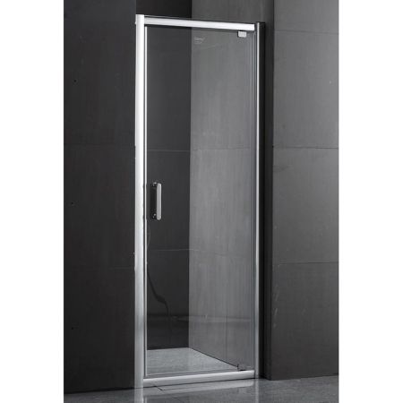 Душевая дверь в нишу Gemy Sunny Bay 80х190 профиль Хром стекло прозрачное, артикул S28150