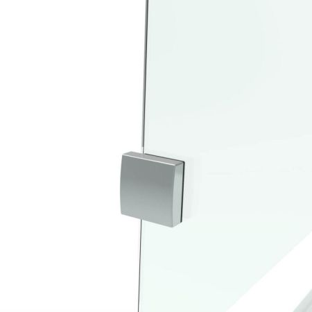 Душевой уголок Black&White Stellar Wind S701-900x900 радиальный профиль Серебристый хром стекло прозрачное, артикул 7019090