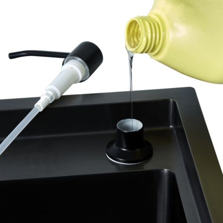 Дозатор для кухонной мойки FASHUN A403-7, чёрный