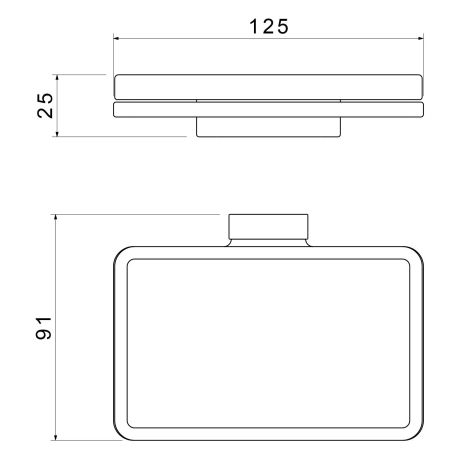 Мыльница Timo Torne 43022/03 черный, артикул 43022/03