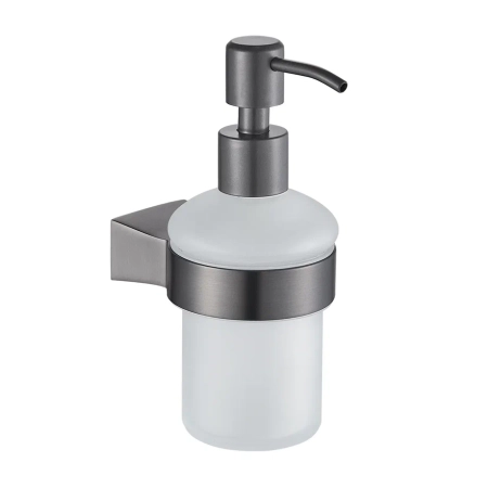 Дозатор жидкого мыла Shevanik SG5744T, оружейная сталь, артикул SG5744T