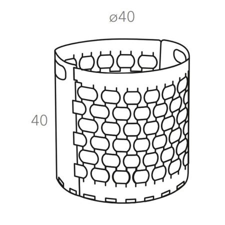 ADJ Круглая корзина Dubai, D40xH40 см., цвет: капучино/шоколад, артикул 2050.04/06
