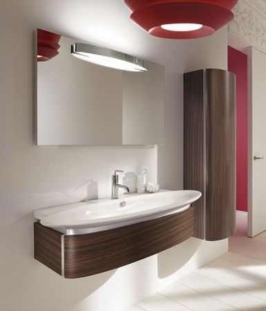 Тумба под раковину Jacob Delafon Presquile 100 EB1100-V13 подвесная Палисандр шпон, артикул EB1100-V13