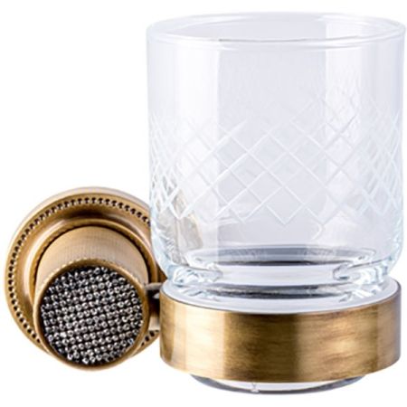 Настенный стакан ROYALE CRISTAL BR, артикул 10924-BR