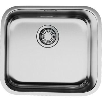 Мойка, OMOIKIRI, Omi, ширина, мм-495, глубина, мм-445, высота, мм-180, тип установки-встраиваемый, отверстия для смесителя-отсутствуют, с переливом, сифон и донный клапан в комплект, материал-нержавеющая сталь, крепления в комплекте, цвет-нержавеющая стал