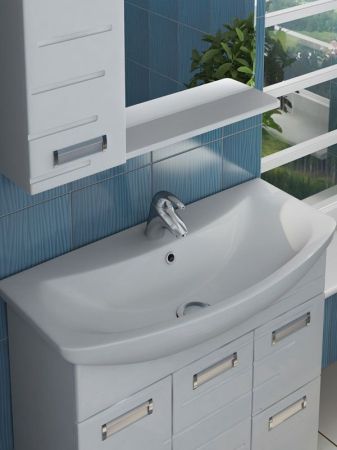 Тумба под раковину Vigo Diana 80 Белая, артикул Diana-2-800(Балтика)