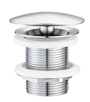 CZR-А81-01 Выпуск для раковины с фиксированной декоративной крышкой, хром