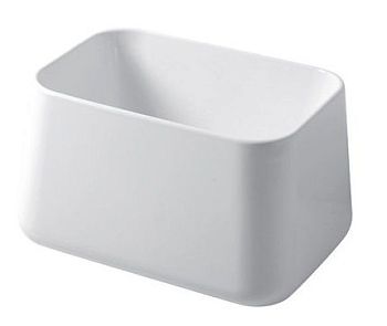 Disegno ceramica Catino, накладная прямоугольная раковина 60х42хh35 см, цвет белый глянцевый