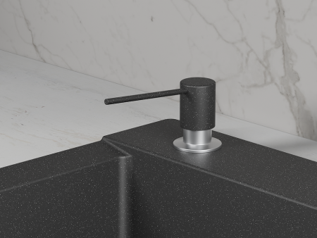 Дозатор для кухонной мойки GRANULA (22PD, ЧЁРНЫЙ), артикул 22PD, ЧЁРНЫЙ