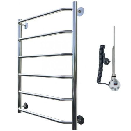 Электрический полотенцесушитель Тругор Браво 1 элТЭН 80x60 Хром, артикул Браво1/элТЭН8060
