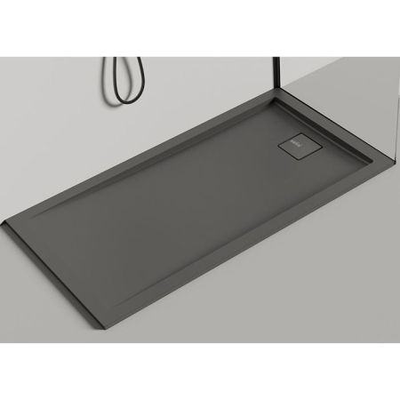 Salini CAPRI Поддон 1500х800х82мм, с сифоном, мат-л: S-Ston, матовый, RAL9011, артикул 120221MRF RAL9011