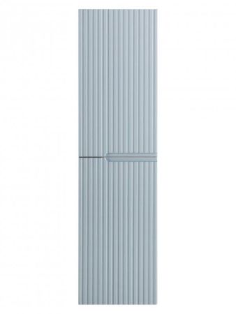 DUET Шкаф подвесной с двумя распашными дверцами с доводчиками, с двумя полками, универсальный, Серый жемчужный, 400x300x1500, DUET-1500-2A-SC-GPR-P, артикул DUET-N-1500-2A-SC-GPR-P