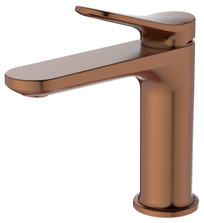 Смеситель для раковины BELZ брашированное розовое золото (B10786-2), артикул B10786-2