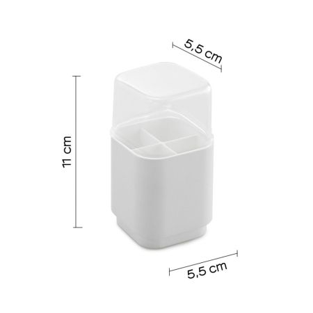 Gedy Seventy, органайзер для насадок к электрическим зубным щеткам, цвет белый (без упаковки), артикул 6305(22)