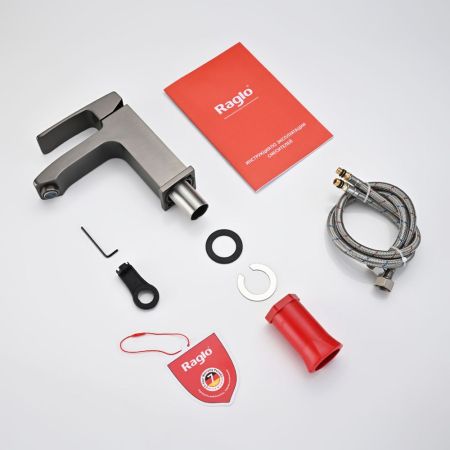 Смеситель для раковины Raglo R01.10.09, графит