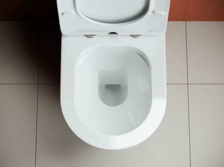 Напольная пристенная чаша унитаза HIGHLIGHT Rimless, артикул CN1802-B