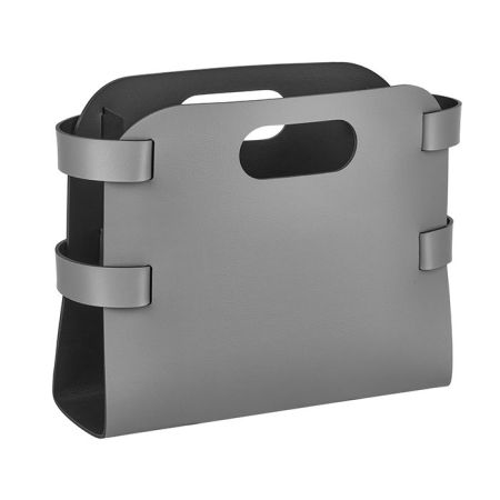 ADJ Журнальница, 16x36xH25 см., цвет: серый/черный, артикул 9868.03/01