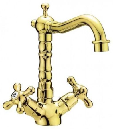 Смеситель для раковины CEZARES retro-2 золото Opadiris, артикул 
