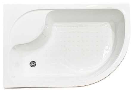Душевой угол Royal Bath RB 8120BK-T-BL (прозрачное) левый, артикул RB8120BK-T-BL-L