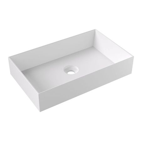 Раковина, Alice, Spy, ширина, мм-600, глубина, мм-370, высота, мм-120, тип установки-накладной (настольный), отверстия для смесителя-отсутствуют, без перелива, материал-керамика, вид грязеотталкивающего покрытия-Aliglaze+, цвет-белый матовый, артикул 34250109