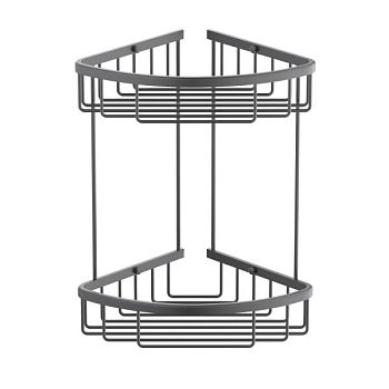 Полка угловая двойная Timo Saona черное золото (13082/18)