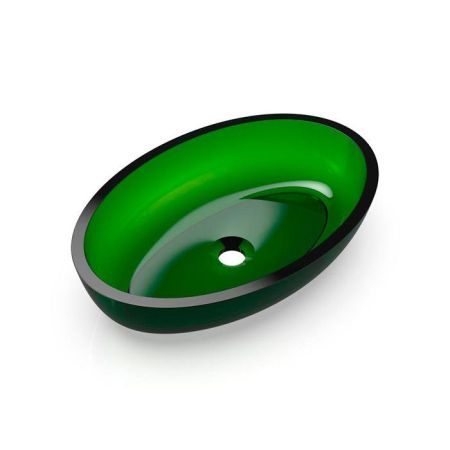 Knief Oval Shape Раковина накладная из полимерного материала 550x370x130 мм, цвет Aventurin # 080, артикул 70201080