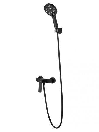 Смеситель для душа WONZON & WOGHAND, Черный матовый (WW-B2585-MB), артикул WW-B2585-MB