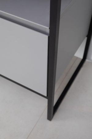 Тумба под раковину Allen Brau Priority 120 1.31004.PGM платина матовый, артикул 1.31004.PGM