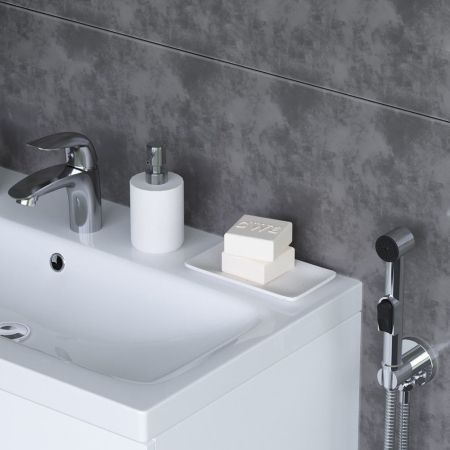 310300001 Eclipse, смеситель для умывальника с гиг. душем, хром, артикул 310300001